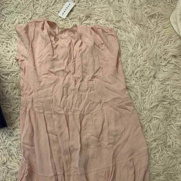Pacsun pale pink babydoll dress - Picture 3 of 3